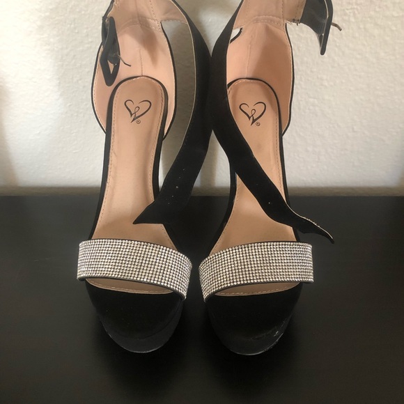 Windsor Rhinestone Heels - Picture 2 of 3